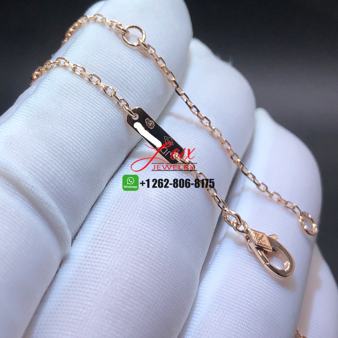 Van Cleef Lucky Spring Plum Blossom Pendant 18k Rose Gold Mother of Pearl Necklace (1) Van Cleef Lucky Spring Plum Blossom Pendant 18k Rose Gold Mother of Pearl Necklace