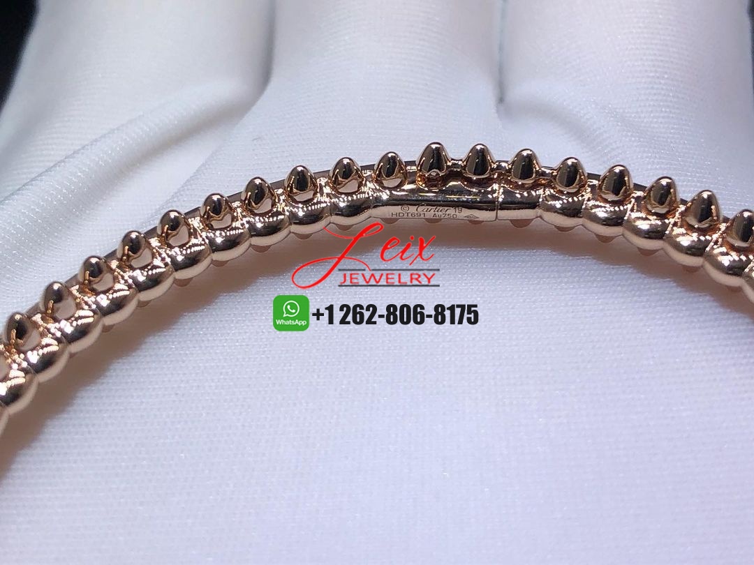 Cartier Clash De Cartier 6.4mm Small Model Bracelet in 18K Pink Gold (2) Cartier Clash De Cartier 6.4mm Small Model Bracelet in 18K Pink Gold