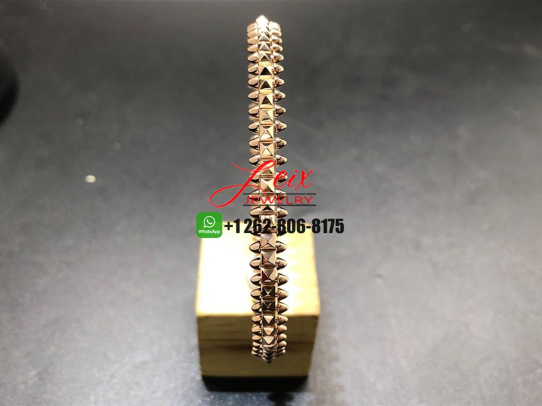 Cartier Clash De Cartier 6.4mm Small Model Bracelet in 18K Pink Gold (3) Cartier Clash De Cartier 6.4mm Small Model Bracelet in 18K Pink Gold