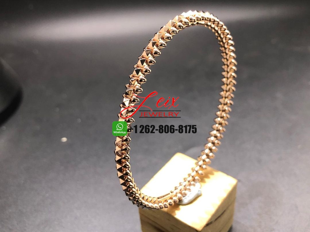 Cartier Clash De Cartier 6.4mm Small Model Bracelet in 18K Pink Gold (4) Cartier Clash De Cartier 6.4mm Small Model Bracelet in 18K Pink Gold
