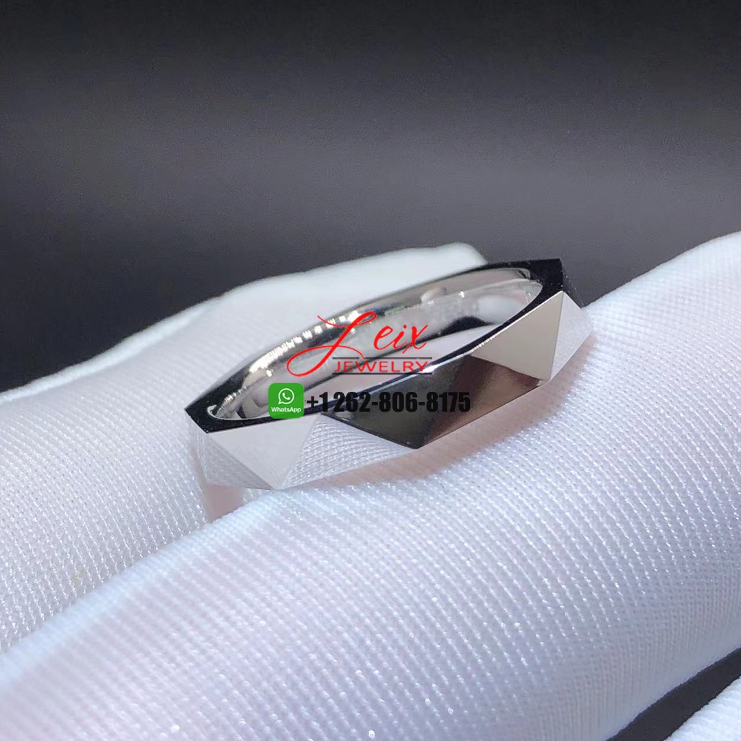 Custom Made Graff Solid 18K White Gold 2.3mm Laurence Graff Signature Wedding Band Ring Custom Made Graff Solid 18K White Gold 2.3mm Laurence Graff Signature Wedding Band Ring