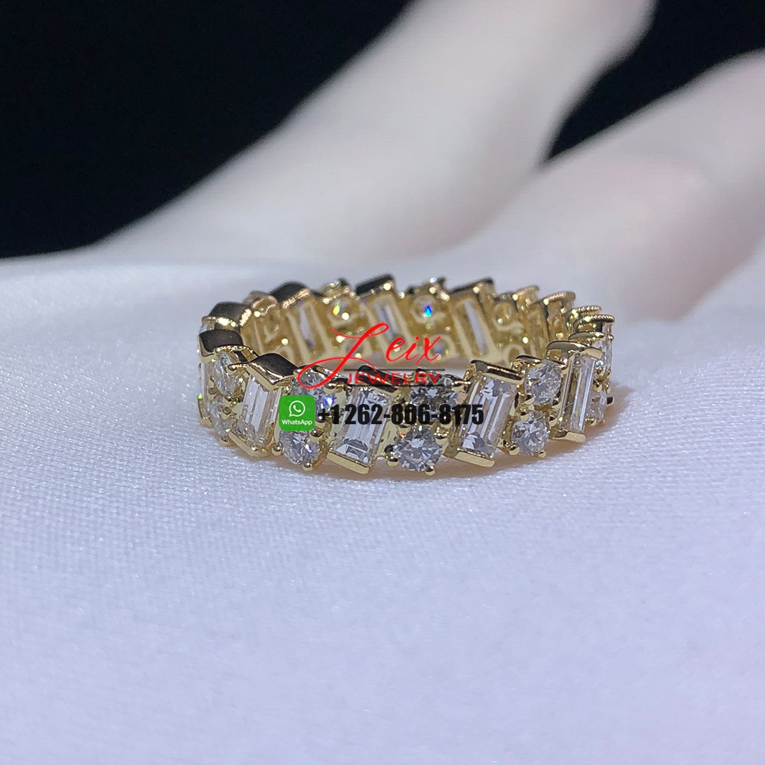 High Quality Cartier 18K Yellow Gold Diamond Reflection de Cartier Ring (1) High Quality Cartier 18K Yellow Gold Diamond Reflection de Cartier Ring