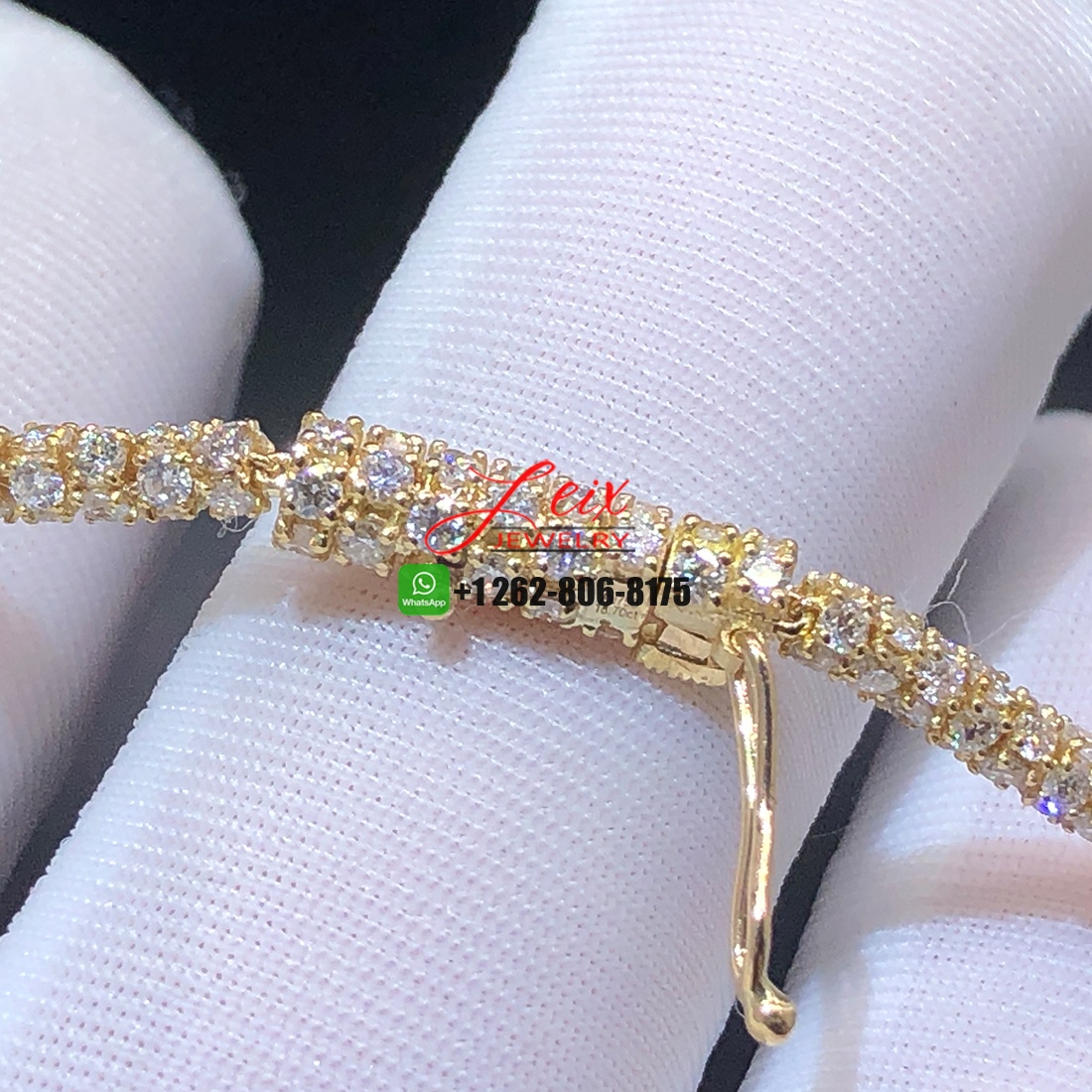Custom Made Designer 18k Yellow Gold Diamonds Necklace (3) Custom Made Designer 18k Yellow Gold Diamonds Necklace