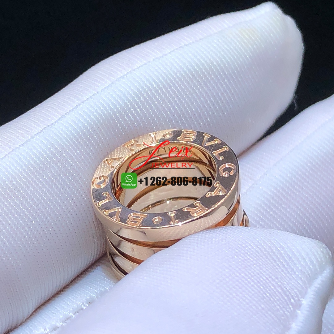Bvlgari Pure 18K Rose Gold B.Zero1 Pendant Necklace (6) Bvlgari Pure 18K Rose Gold B.Zero1 Pendant Necklace