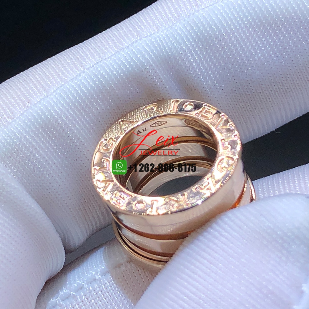 Bvlgari Pure 18K Rose Gold B.Zero1 Pendant Necklace (7) Bvlgari Pure 18K Rose Gold B.Zero1 Pendant Necklace
