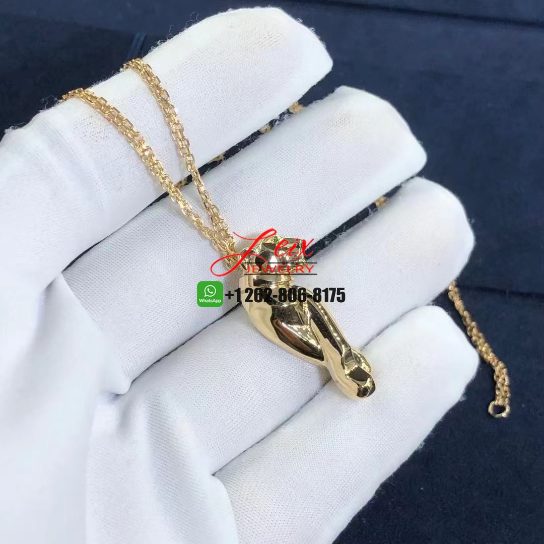 Cartier Panthere de Cartier Solid 18k Yellow Gold Pendant Necklace (1) Cartier Panthere de Cartier Solid 18k Yellow Gold Pendant Necklace