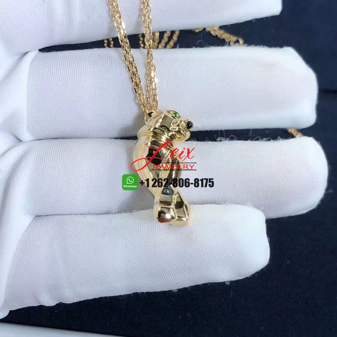 Cartier Panthere de Cartier Solid 18k Yellow Gold Pendant Necklace Cartier Panthere de Cartier Solid 18k Yellow Gold Pendant Necklace