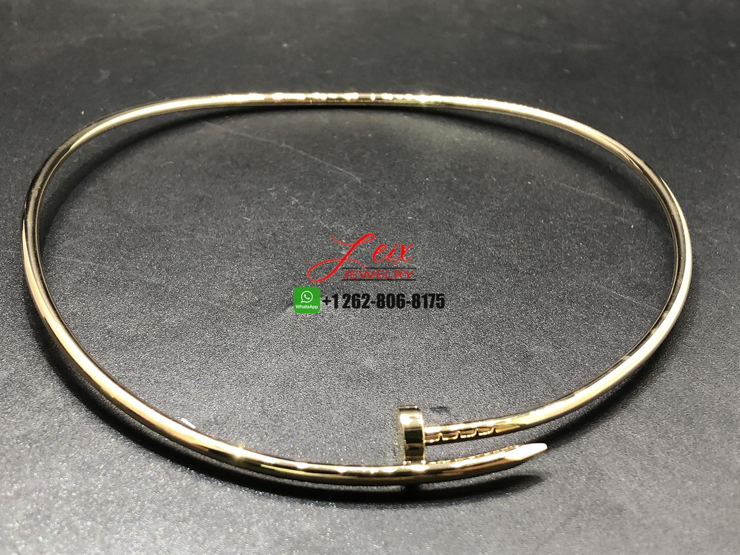 Cartier Solid 18k Yellow Gold Small Model Juste un Clou Nail Necklace (4) Cartier Solid 18k Yellow Gold Small Model Juste un Clou Nail Necklace