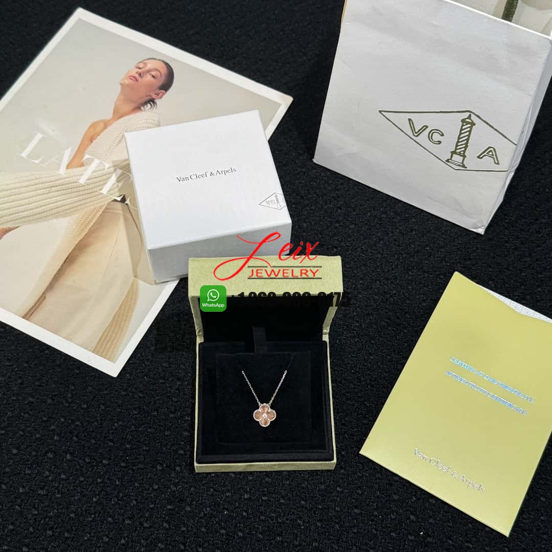 Van Cleef & Arpels Vintage Alhambra Guilloche Gold Diamond 2024 Holiday Pendant Necklace (5) Van Cleef & Arpels Vintage Alhambra Guilloche Gold Diamond 2024 Holiday Pendant Necklace