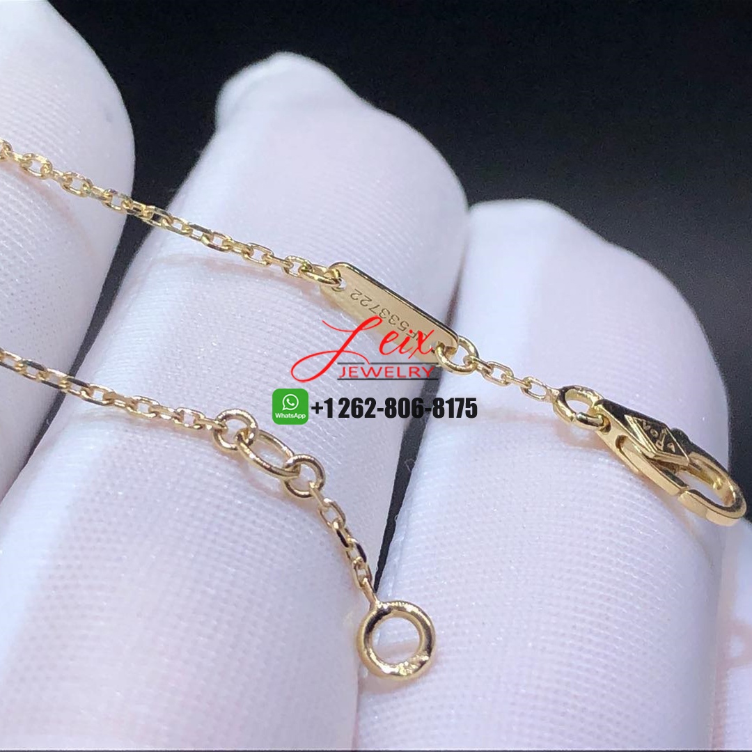 Van Cleef & Arpels Sweet Alhambra Butterfly Mother of Pearl 18K Yellow Gold Bracelet (1) Van Cleef & Arpels Sweet Alhambra Butterfly Mother of Pearl 18K Yellow Gold Bracelet