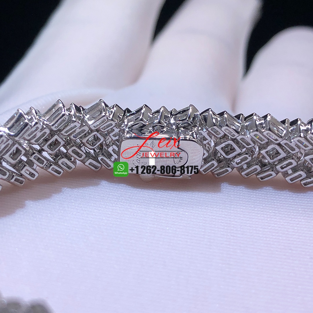 Cartier 18k White Gold Reflection de Cartier Diamond High Jewelry Bracelet (1) Cartier 18k White Gold Reflection de Cartier Diamond High Jewelry Bracelet