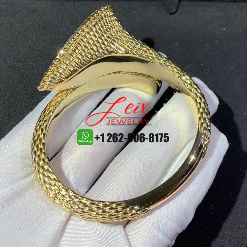 Boucheron Serpent Bohème 18k Yellow Gold 7.67ct Diamond Bangle Bracelet (7) Boucheron Serpent Bohème 18k Yellow Gold 7.67ct Diamond Bangle Bracelet