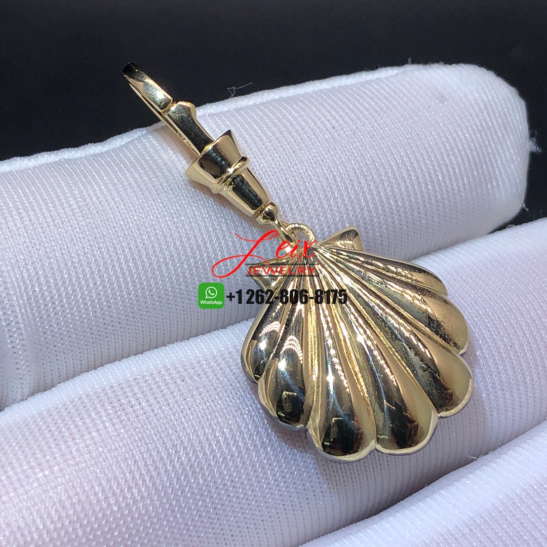 Jessica McCormack Beaches Detachable Shell Diamond Ball n Chain 18k Gold Pendant (2)