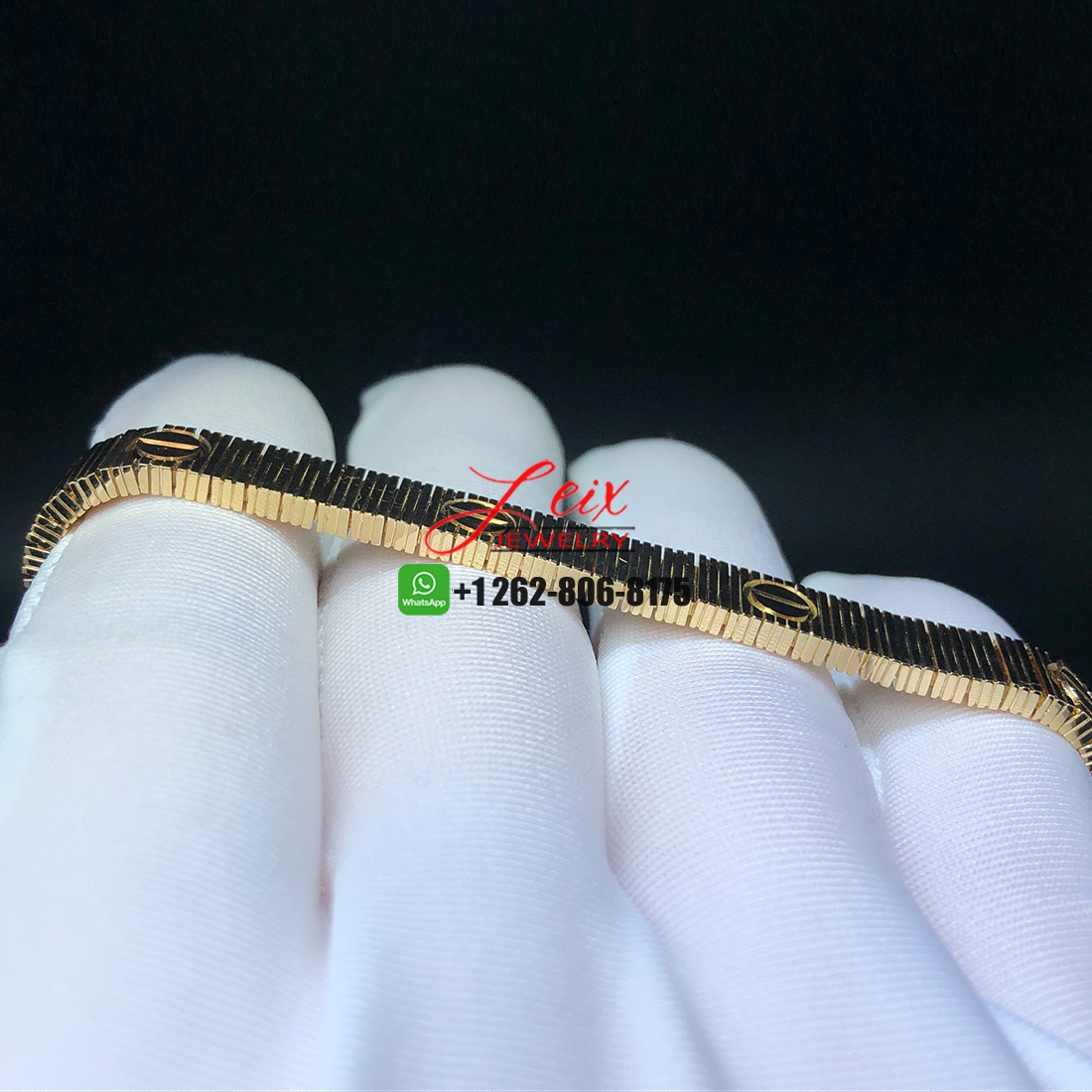 Cartier LOVE Unlimited Flexible Bracelet 18k Yellow Gold Customized (1)