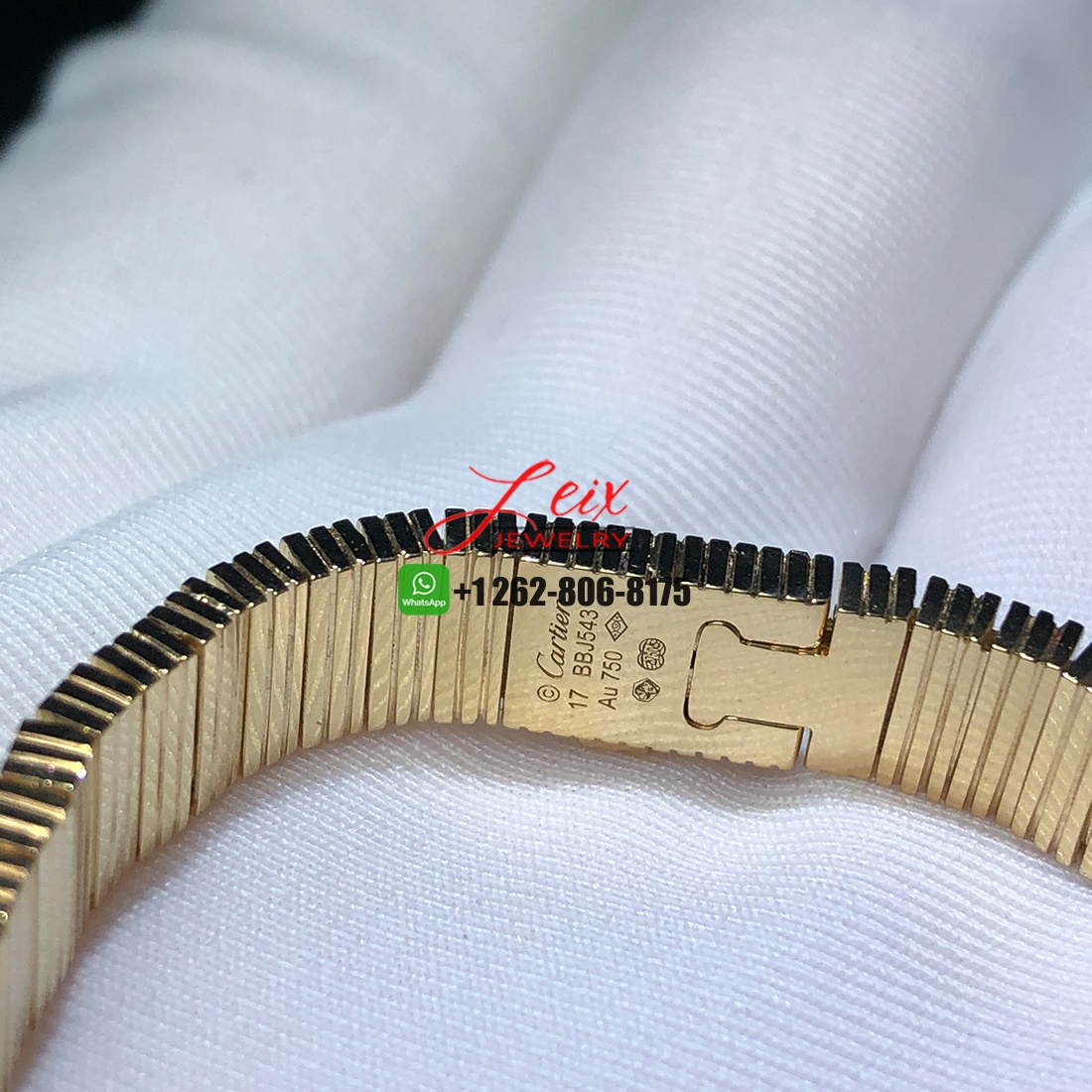 Cartier LOVE Unlimited Flexible Bracelet 18k Yellow Gold Customized (2)
