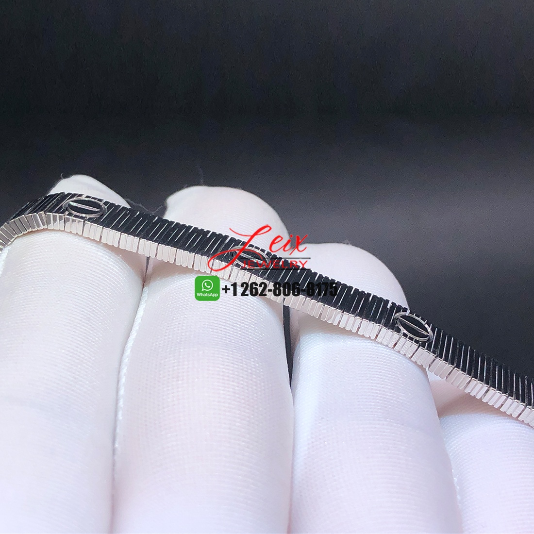 Cartier Pure 18k White Gold LOVE Unlimited Flexible Bracelet (3)