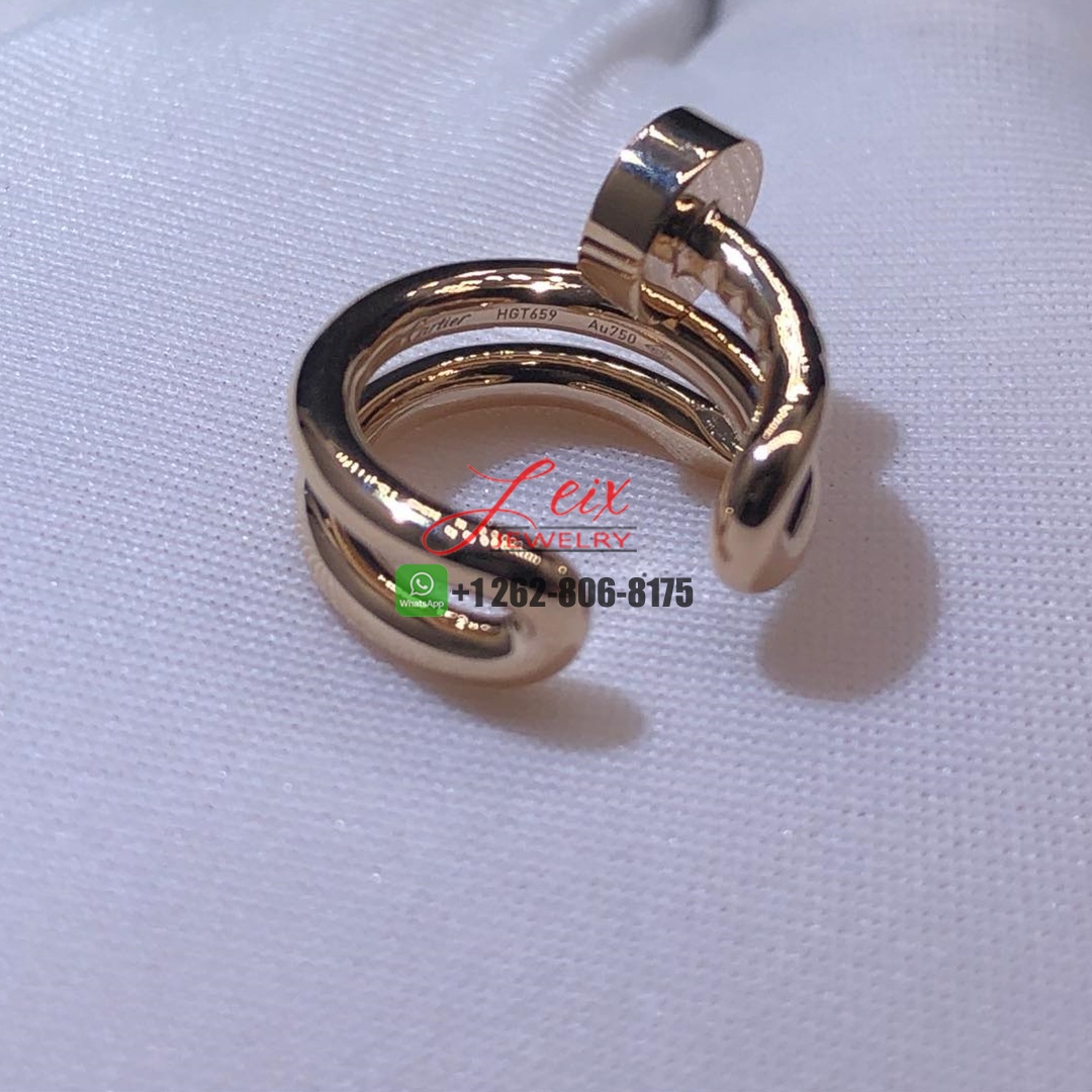 Cartier 18k Rose Gold Juste un Clou Double Ear Cuff Jewel (4)
