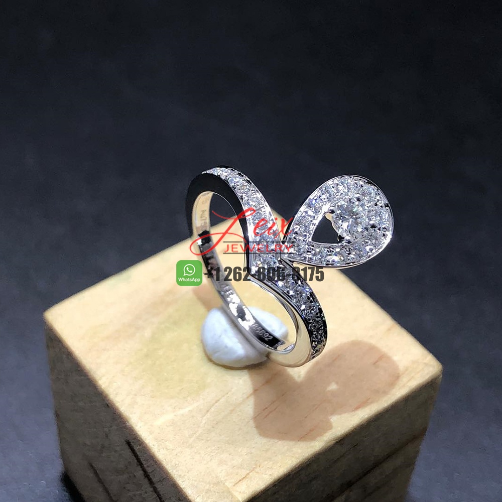 Chaumet Joséphine Aigrette Pavé Diamond Ring in 18k White Gold (1)