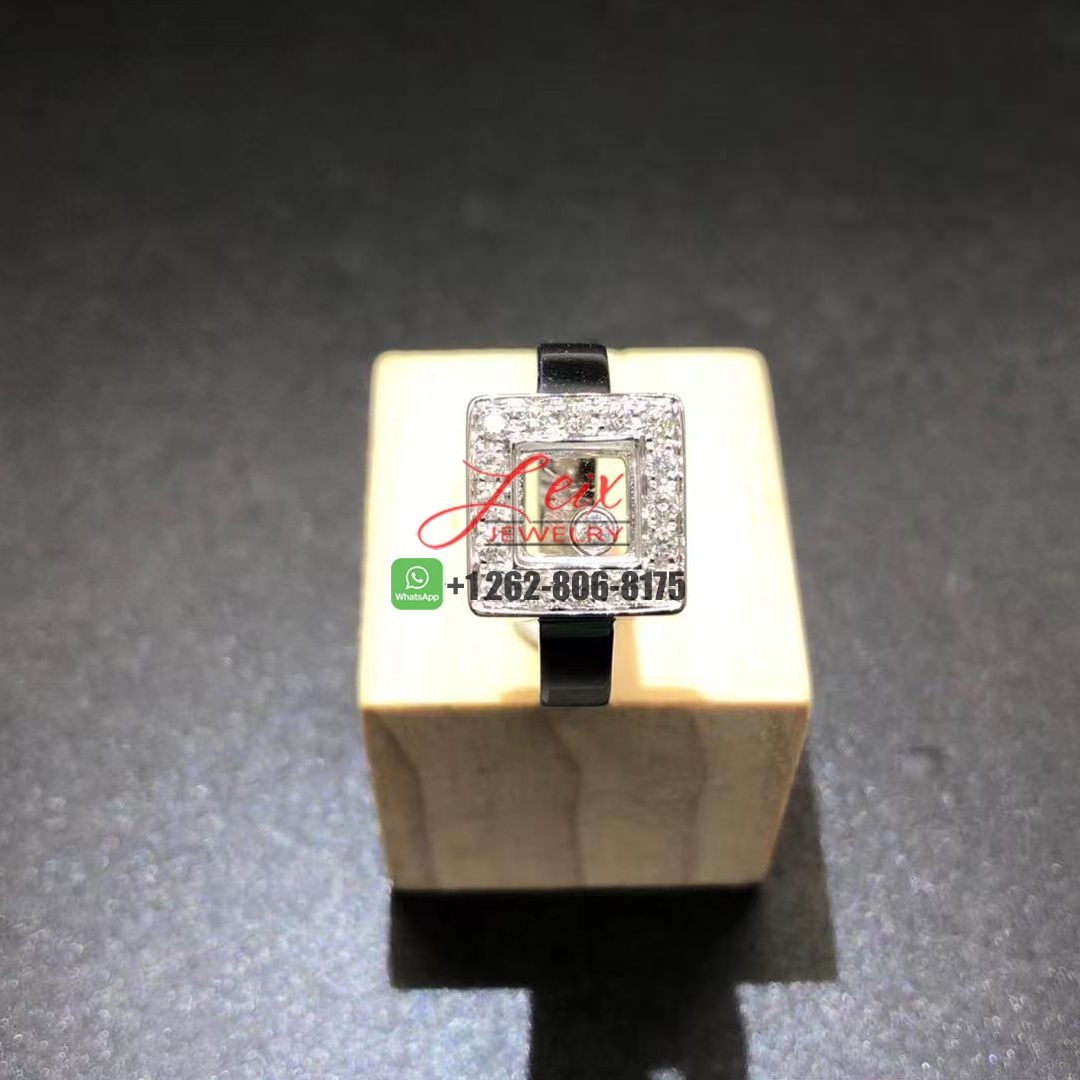 Chopard Happy Diamond 18K White Gold Ring (1)