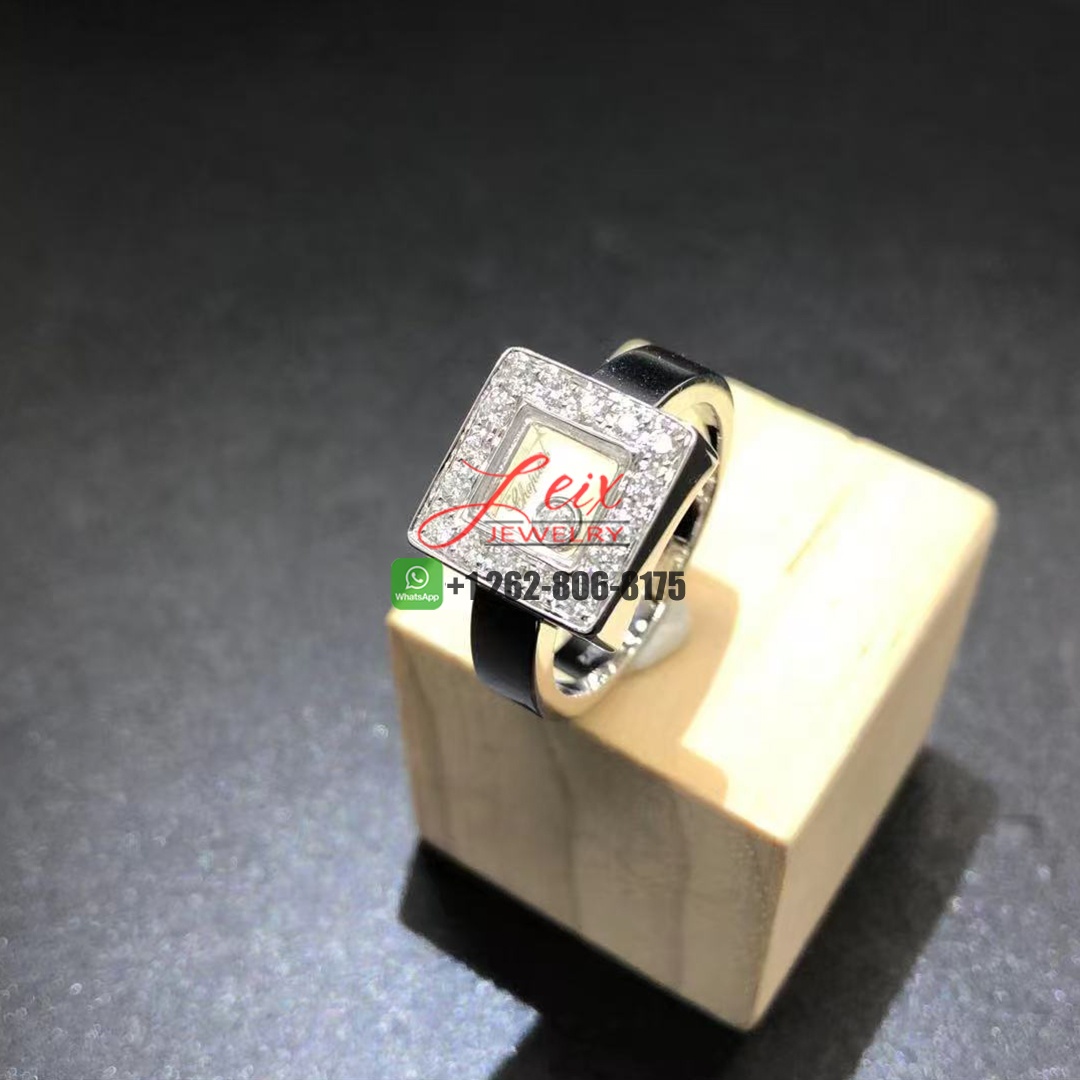 Chopard Happy Diamond 18K White Gold Ring (2)