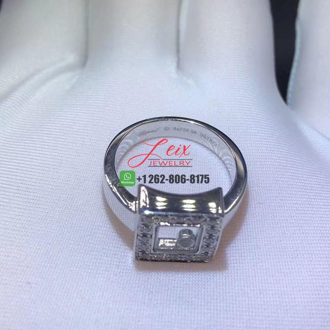 Chopard Happy Diamond 18K White Gold Ring (4)