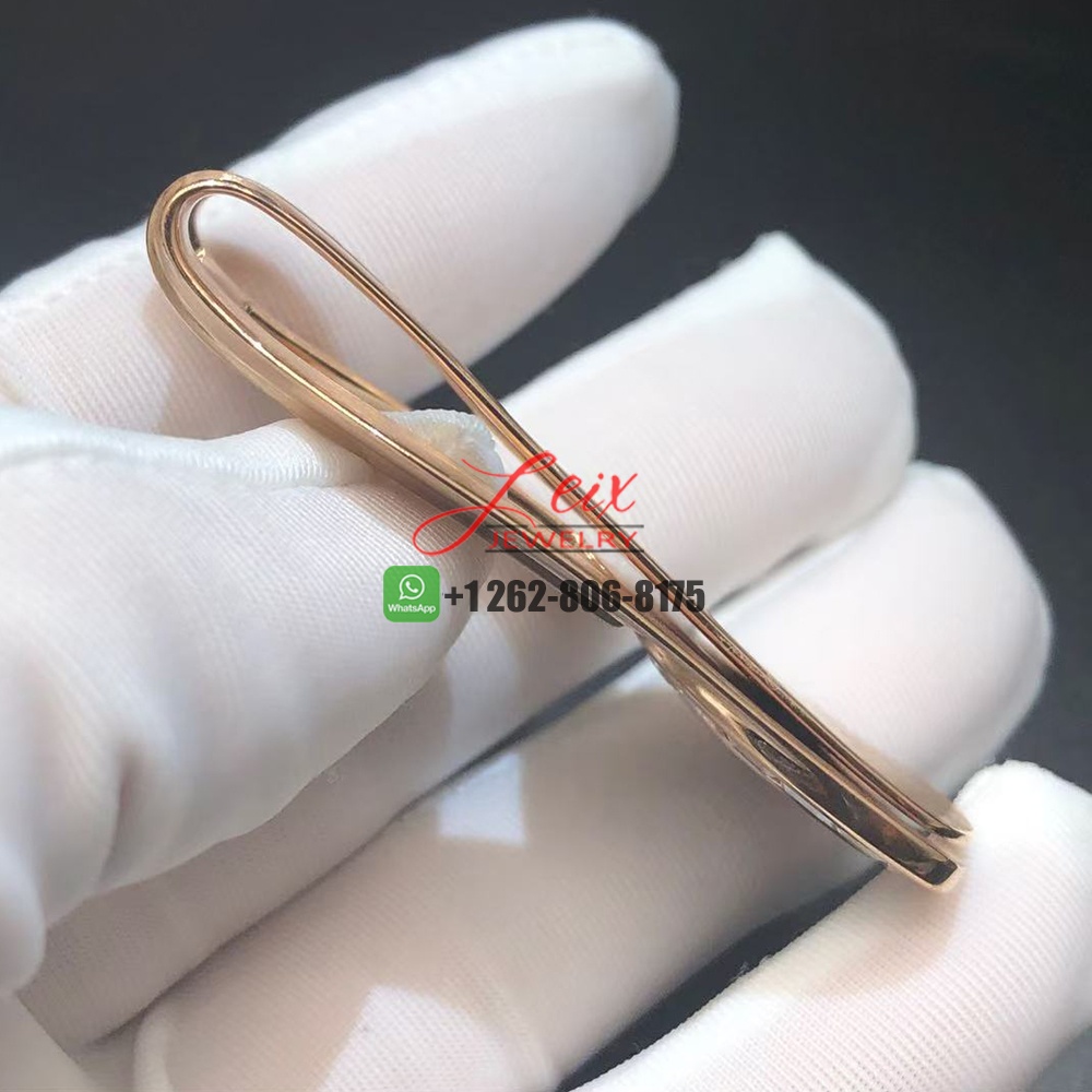 Patek Philippe Nautilus Baguette-cut Diamond & Onyx Money Clip in 18K Rose Gold (2)
