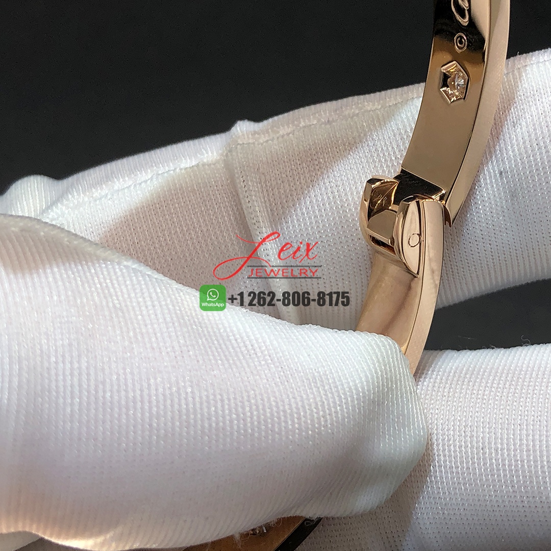 Cartier Love Pink Sapphire Paved Bracelet Clasp (2)