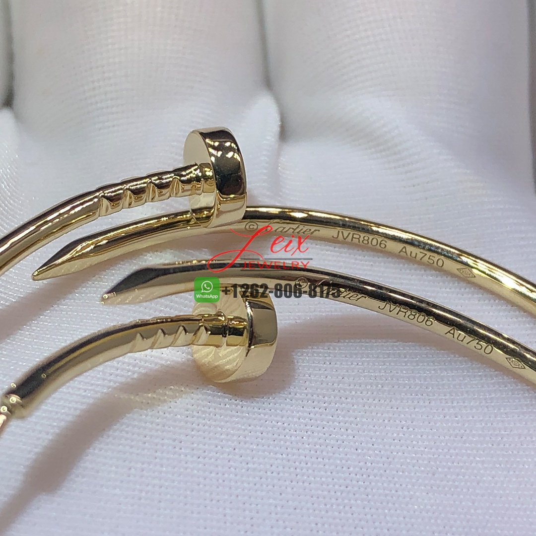Cartier 18k Yellow Gold Juste un Clou Large Hoop Earrings (3)